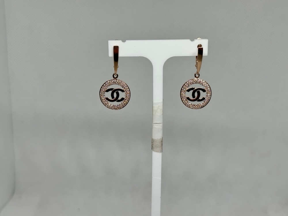 СЕРЬГИ С КАМНЯМИ (Au 585)