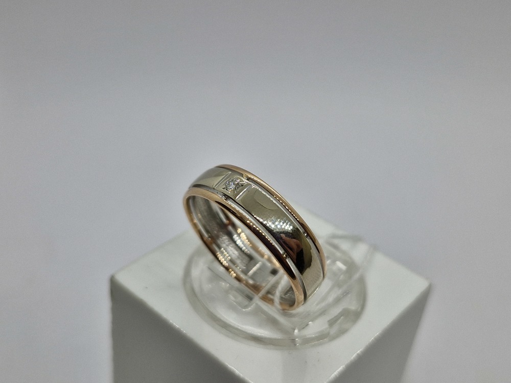 ОБРУЧАЛЬНОЕ КОЛЬЦО БРИЛЛИАНТ Au 585