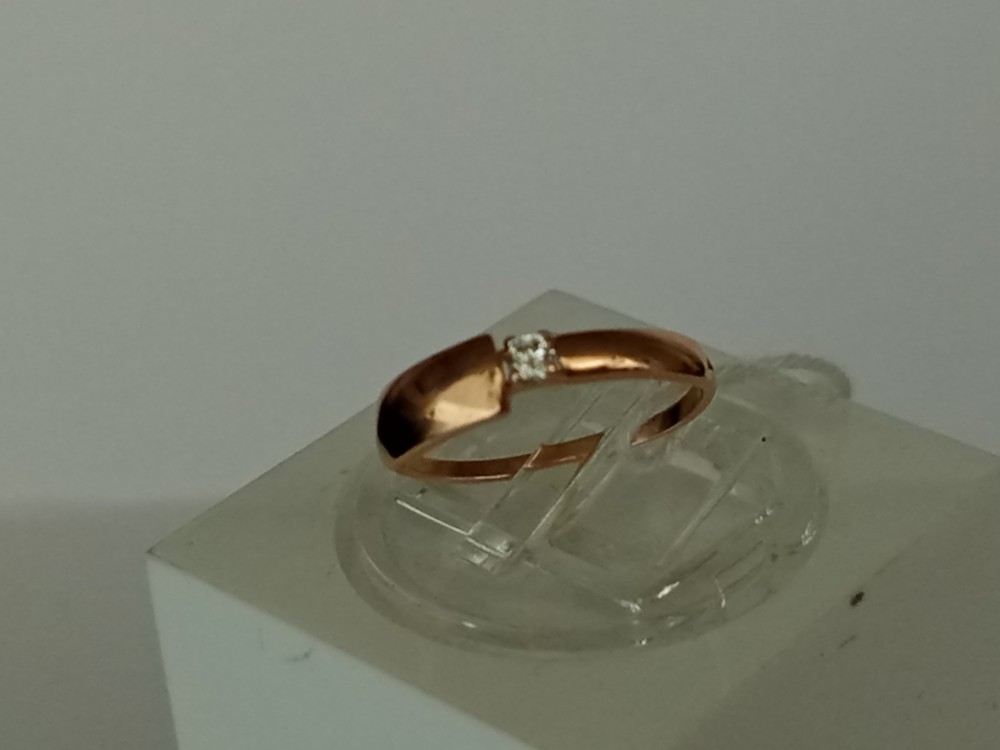 КОЛКМ585 КОЛЬЦО С КАМНЕМ (Au 585)