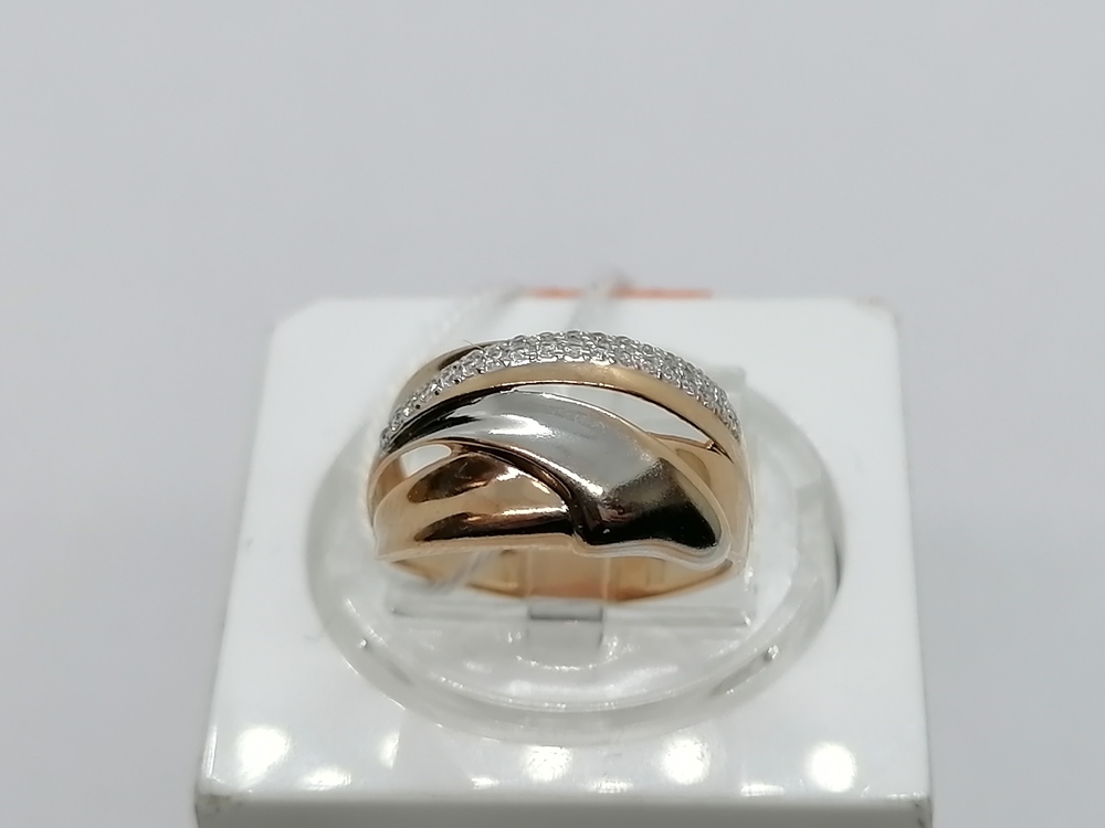 КОЛКМИ585 КОЛЬЦО С КАМНЯМИ (Au 585)