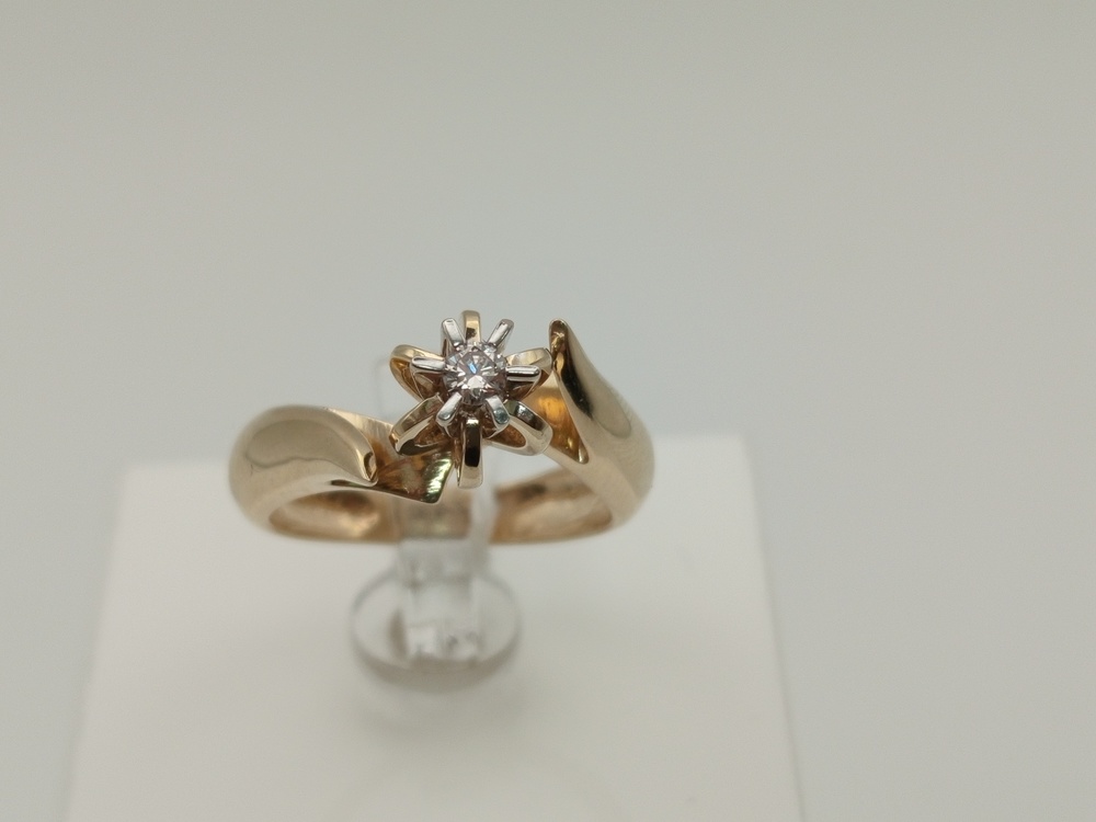 КОЛЬЦО БРИЛЛИАНТ Au 585