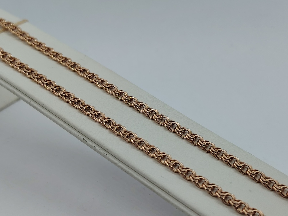 ЦПБС585 ЦЕПЬ ПУСТОТЕЛАЯ Бисмарк (Au 585)