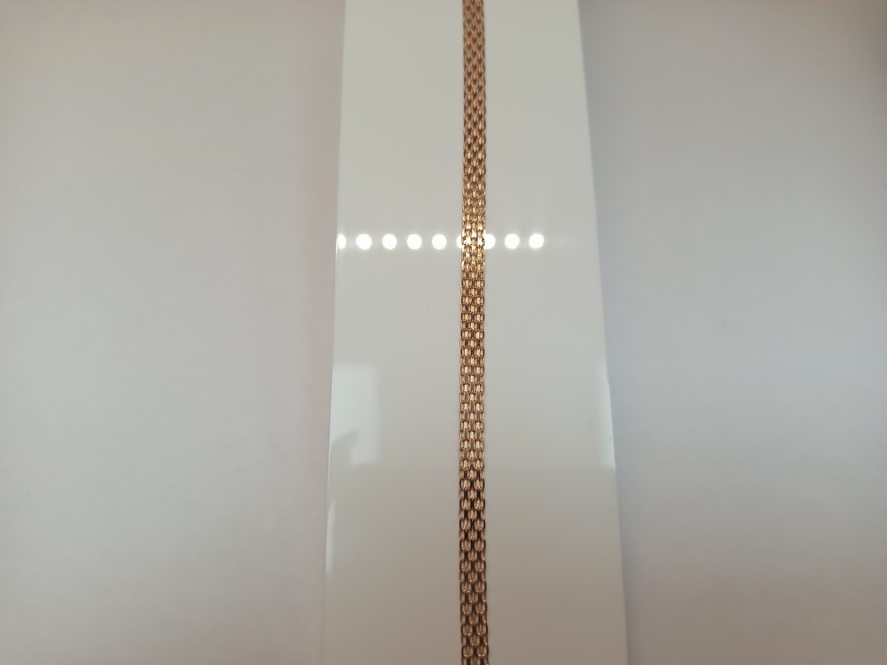 БРАСЛЕТ ПОЛНОВЕСНЫЙ Бисмарк машинный (Au 585)