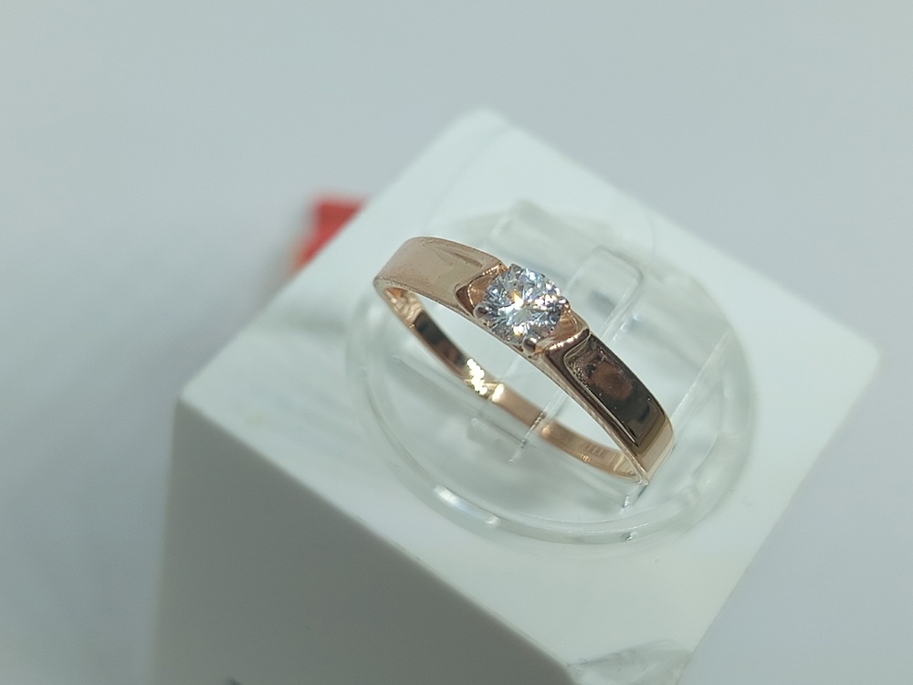 КОЛЬЦО С КАМНЕМ (Au 585)