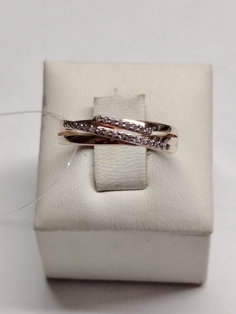 КОЛЬЦО С КАМНЯМИ (Au 585)