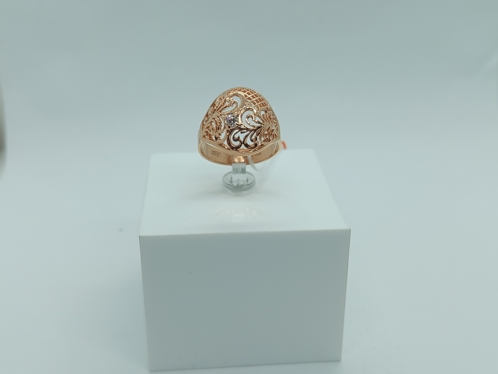 КОЛКМ585 КОЛЬЦО С КАМНЕМ (Au 585)