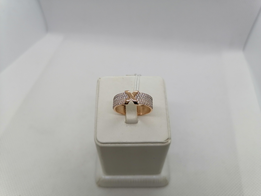 КОЛКМИ585 КОЛЬЦО С КАМНЯМИ (Au 585)