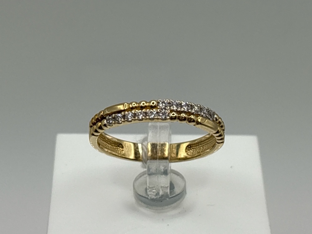 КОЛКМИ585 КОЛЬЦО С КАМНЯМИ (Au 585)