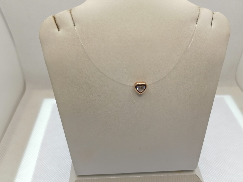 КОЛЬЕ НА ЛЕСКЕ с камнем (Au 585)