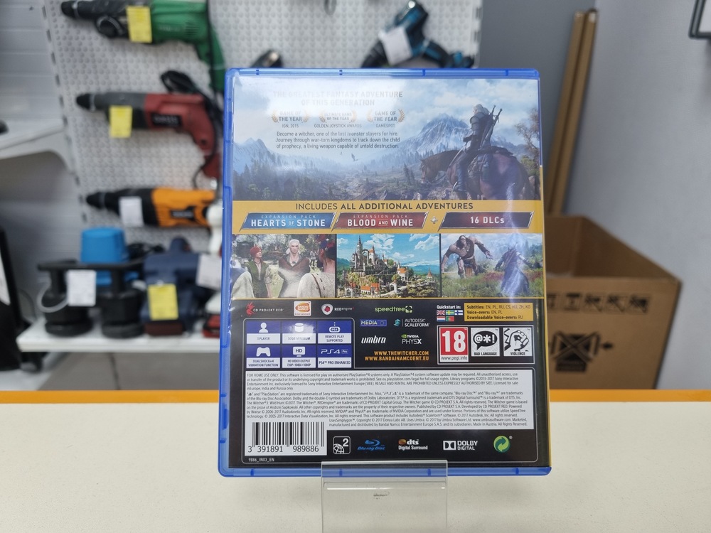 Игра Playstation 4 Witcher 3