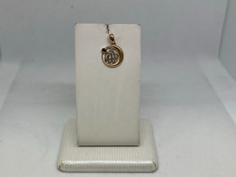 0302056 ПОДВЕСКА КОРАН с камнем (Au 585)