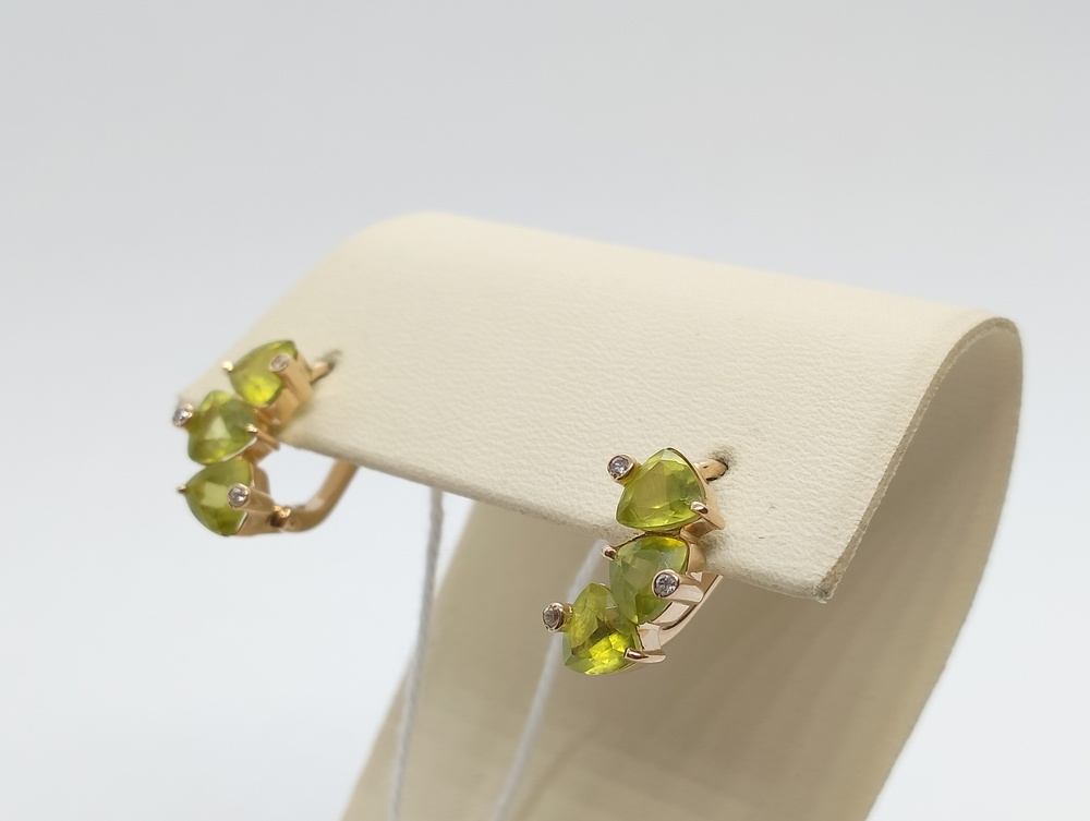 СКМИ585 СЕРЬГИ С КАМНЯМИ (Au 585) СКМИ585 СЕРЬГИ С КАМНЯМИ (Au 585)