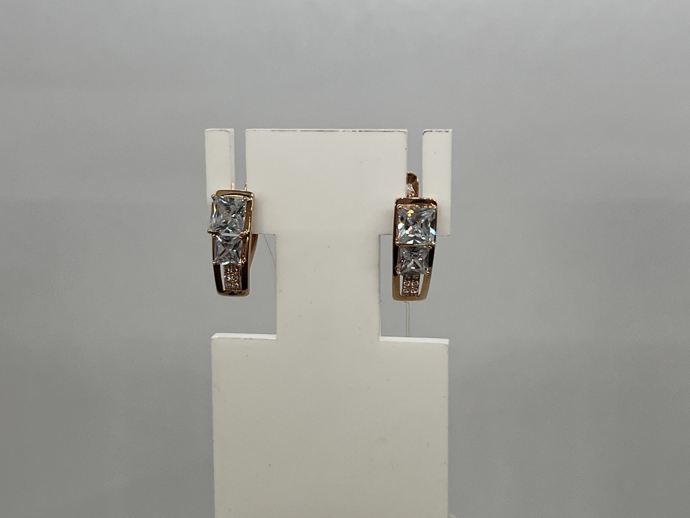 СЕРЬГИ С КАМНЯМИ (Au 585)