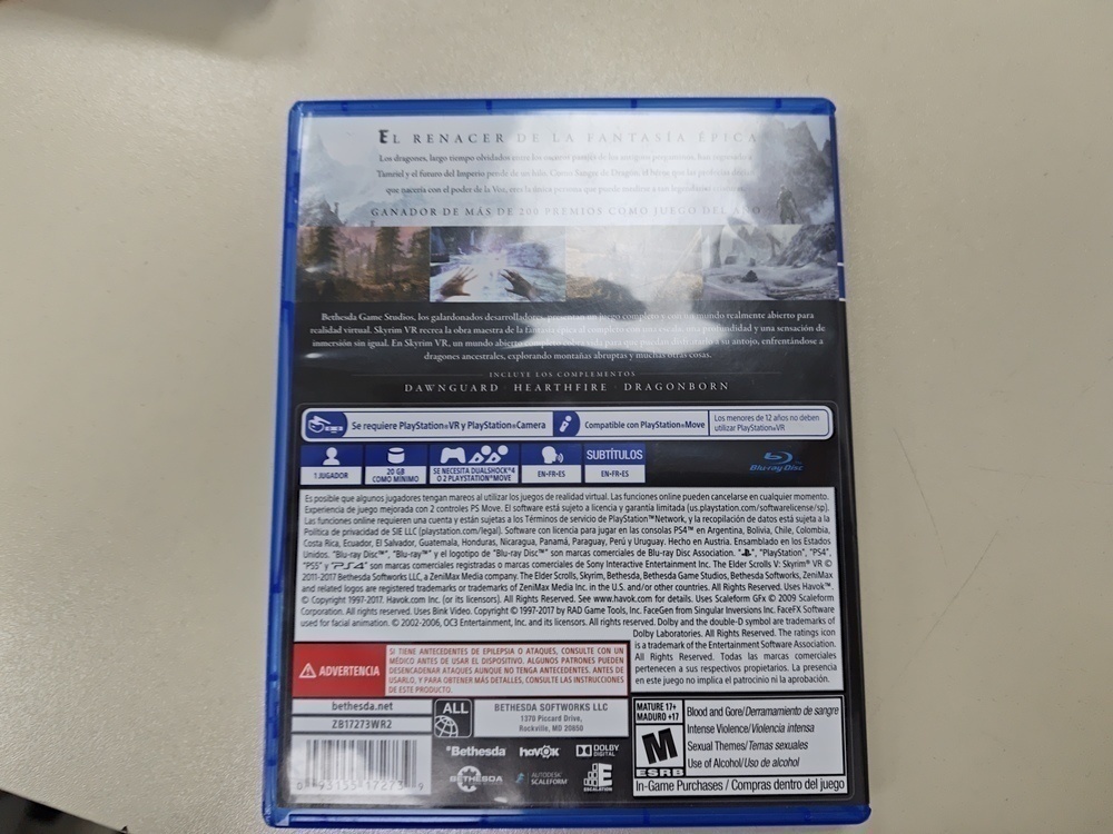 Игра Playstation 4 The Elder Scrolls V Skyrim