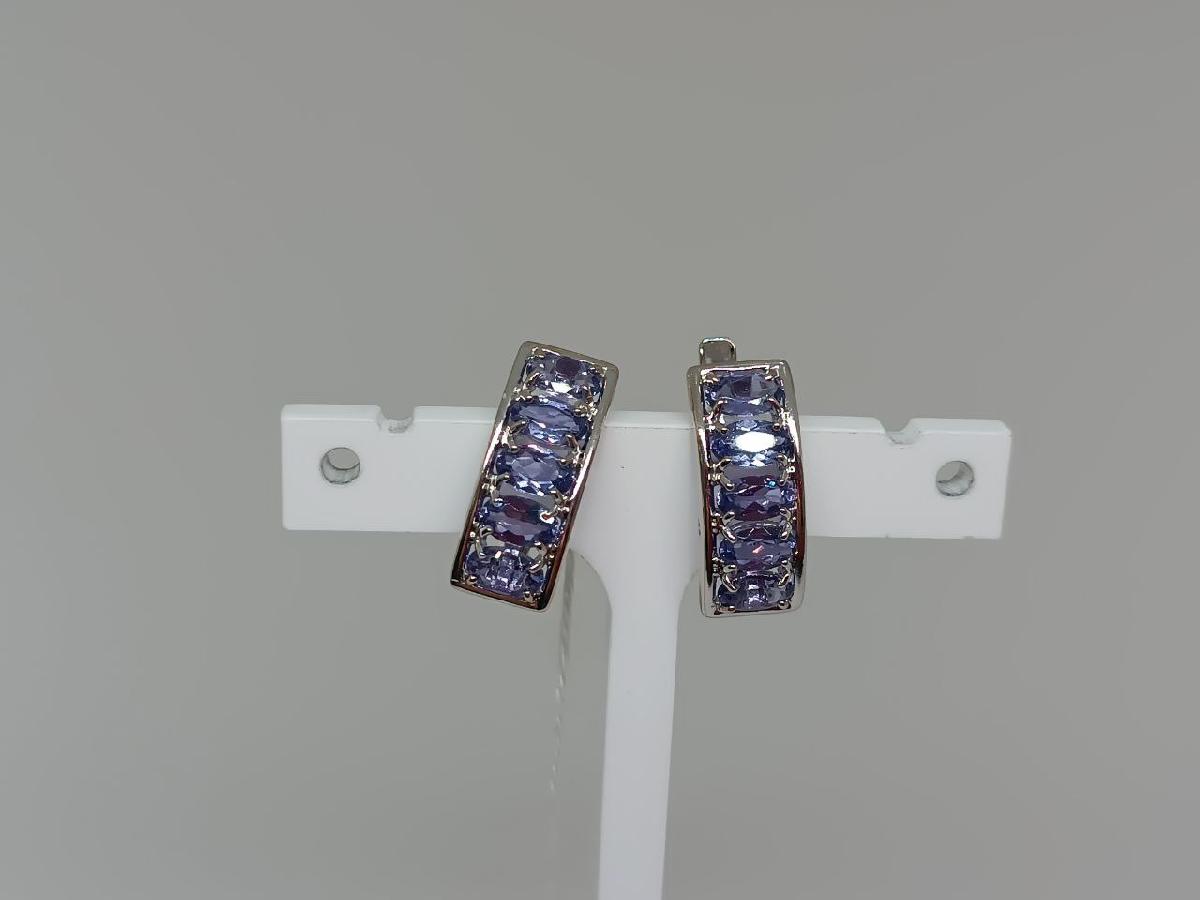 СКМИ585 СЕРЬГИ С КАМНЯМИ (Au 585)