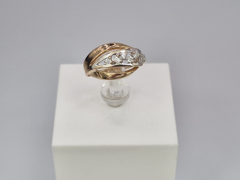 КОЛКМИ585 КОЛЬЦО С КАМНЯМИ (Au 585)