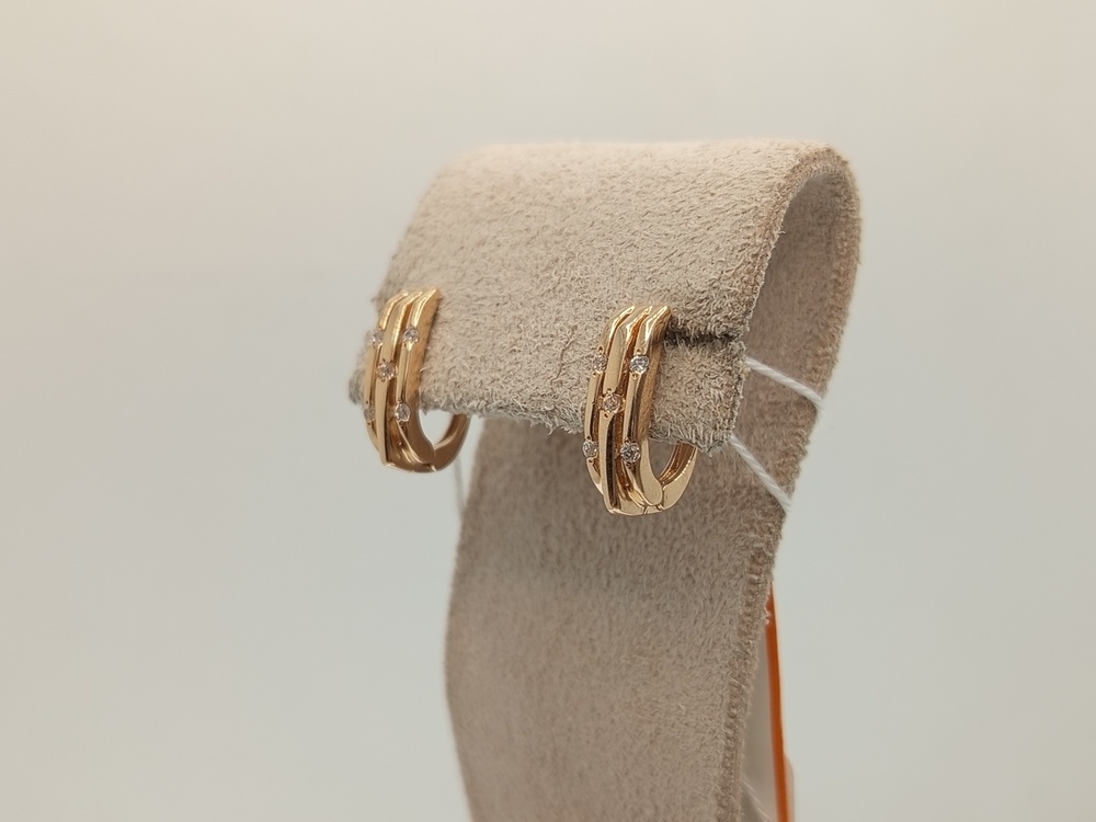 СЕРЬГИ С КАМНЯМИ (Au 585)