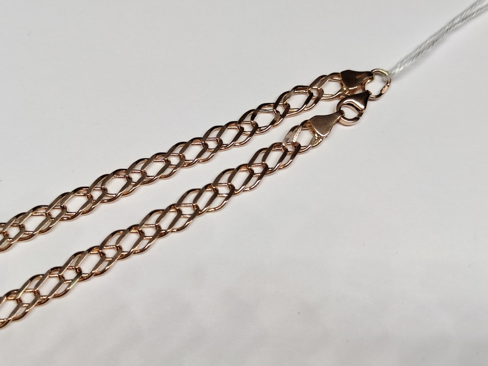 ЦЛР2585 ЦЕПЬ ПОЛНОВЕСНАЯ Ромб двойной (Au 585)