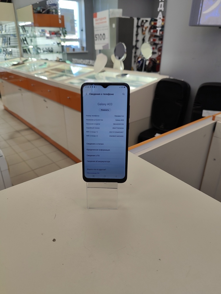 Смартфон Samsung Galaxy A03 3/32