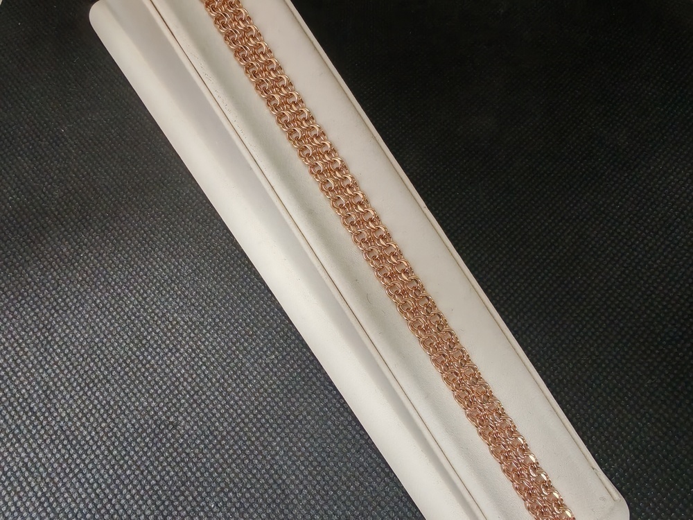 ЦПР3585 ЦЕПЬ ПУСТОТЕЛАЯ Ромб тройной (Au 585)