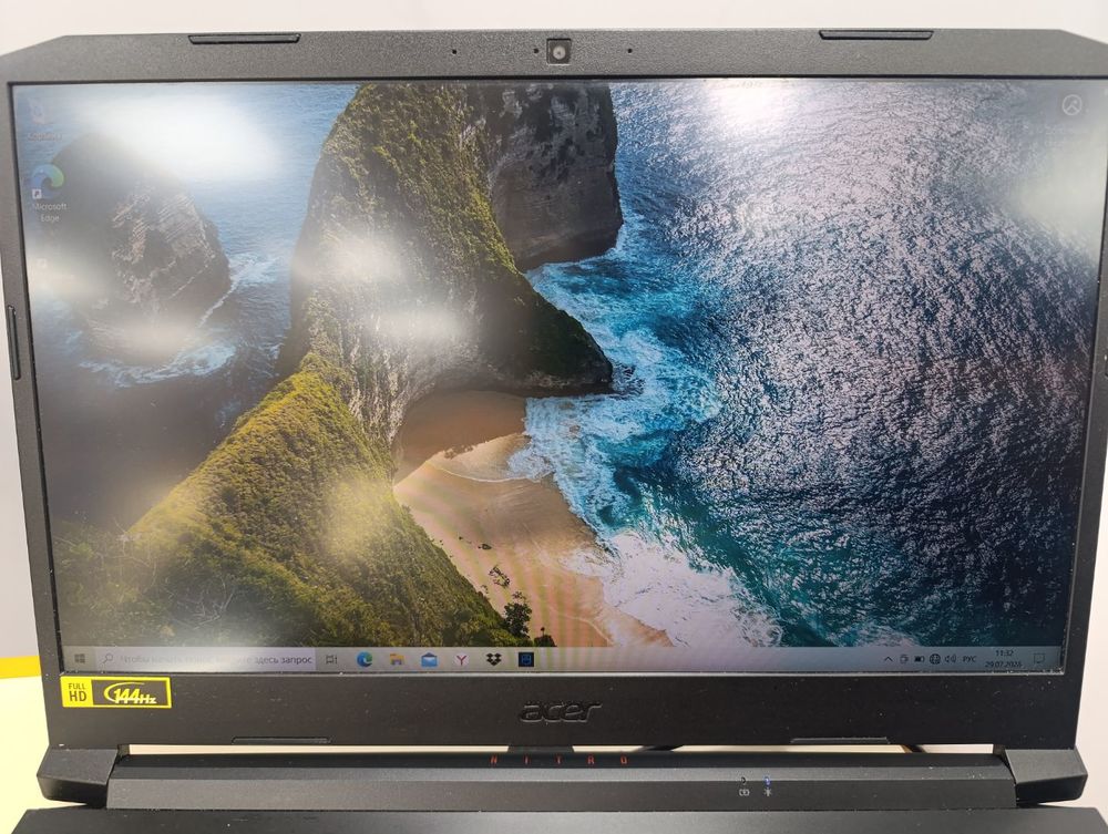 Ноутбук Acer;  Core I5-11400H, GeForce RTX 3050, 8 Гб, 512 GB, Нет