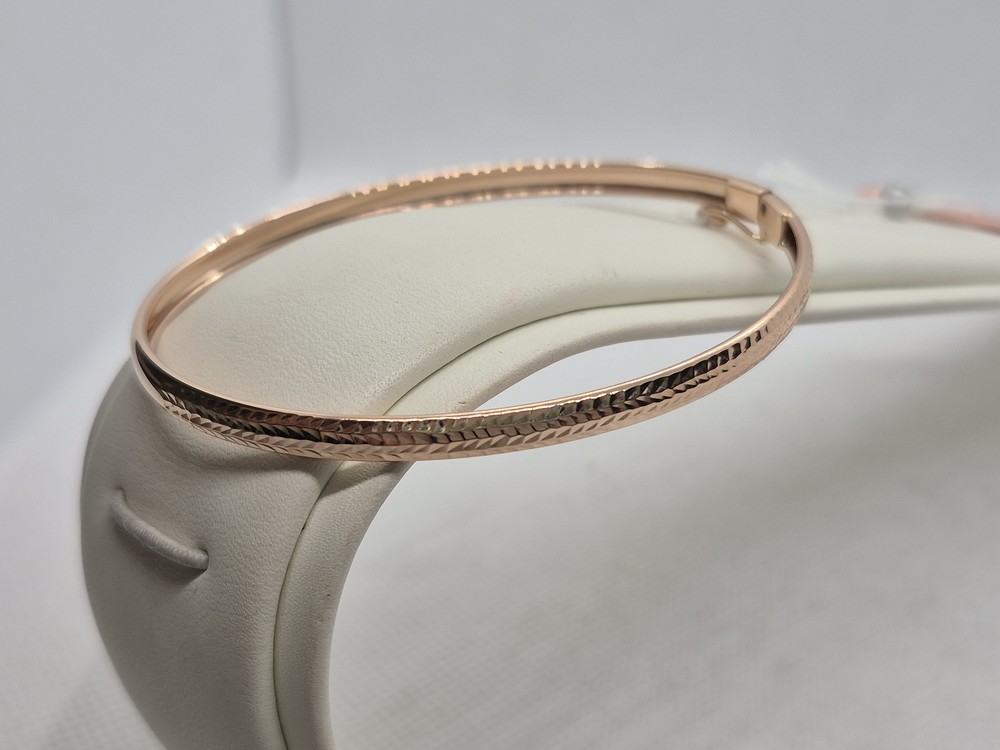 БЖГ585 БРАСЛЕТ ЖЕСТКИЙ ГЛАДКИЙ (Au 585)