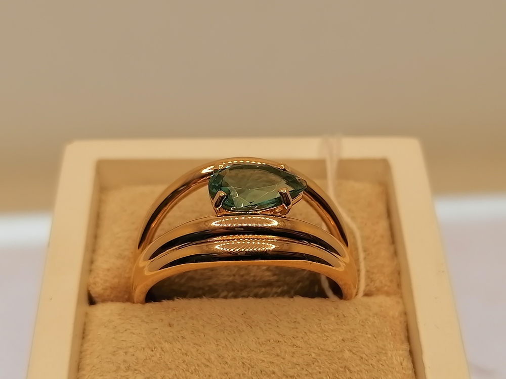 КОЛЬЦО С КАМНЕМ (Au 585)