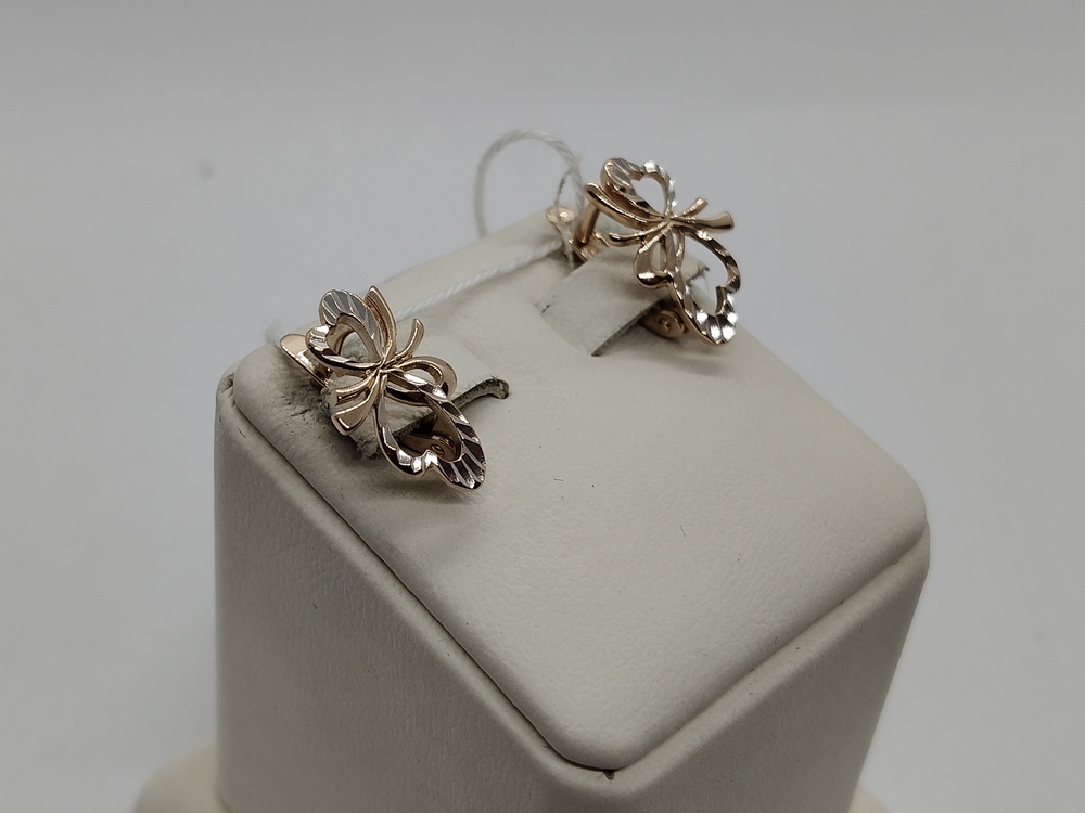 СЕРЬГИ БЕЗ КАМНЯ (Au 585)