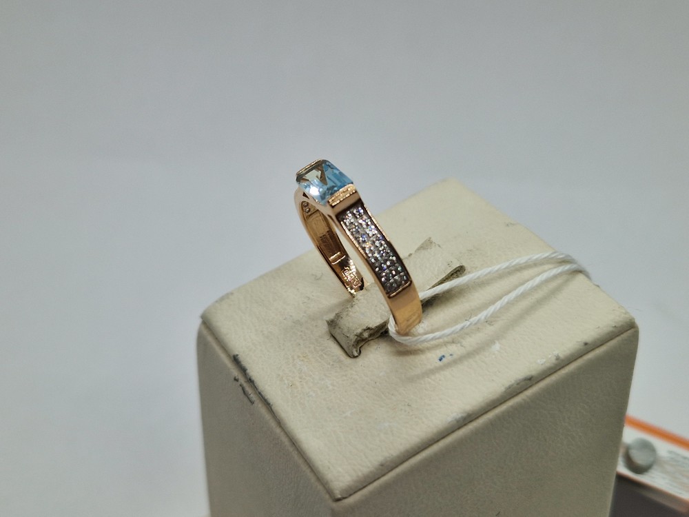 КОЛКМИ585 КОЛЬЦО С КАМНЯМИ (Au 585)