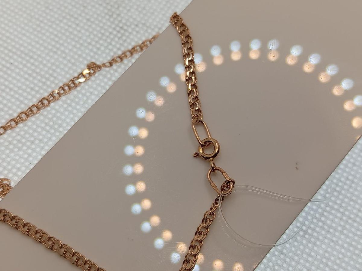 ЦЕПЬ ПУСТОТЕЛАЯ Бисмарк (Au 585) ЦЕПЬ ПУСТОТЕЛАЯ Бисмарк (Au 585)