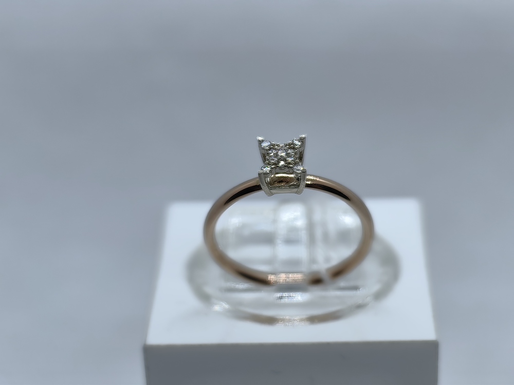 КОЛКМИ585 КОЛЬЦО С КАМНЯМИ (Au 585)