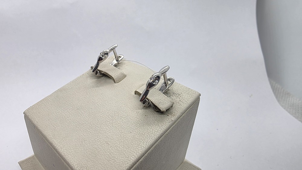 СЕРЬГИ БРИЛЛИАНТ (Ag 925)