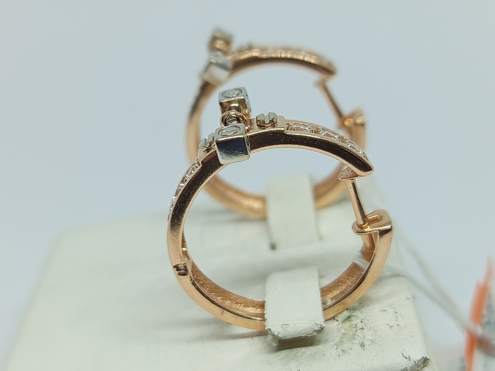 СЕРЬГИ С КАМНЯМИ (Au 585)