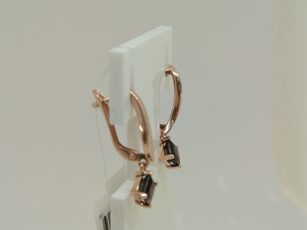 СЕРЬГИ С КАМНЕМ (Au 585)