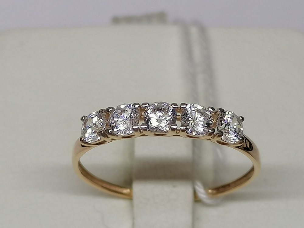 КОЛКМИ585 КОЛЬЦО С КАМНЯМИ (Au 585)