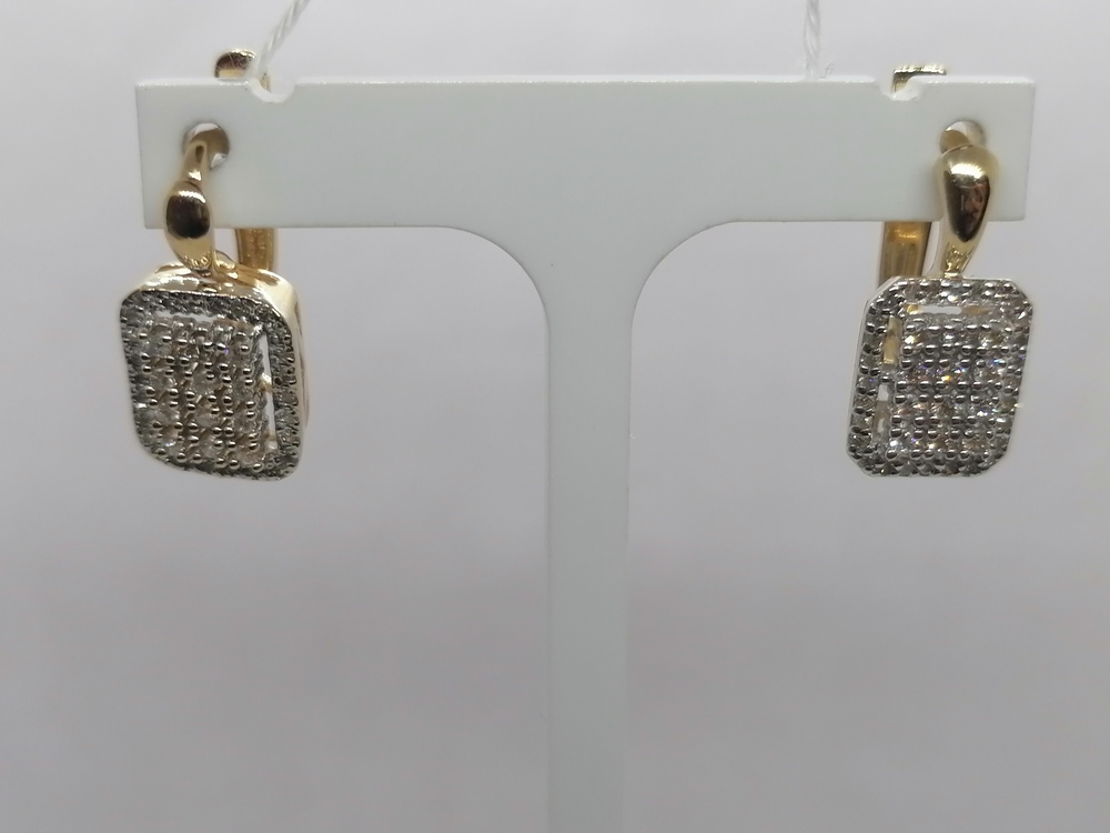 СЕРЬГИ БРИЛЛИАНТ (Au 585)