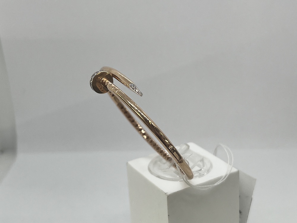 БРАСЛЕТ ЖЕСТКИЙ с камнями (Au 585)