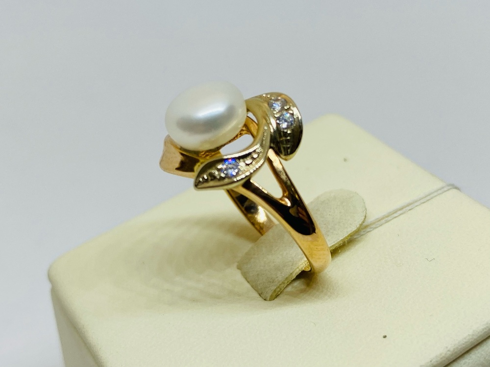 КОЛКМИ585 КОЛЬЦО С КАМНЯМИ (Au 585)