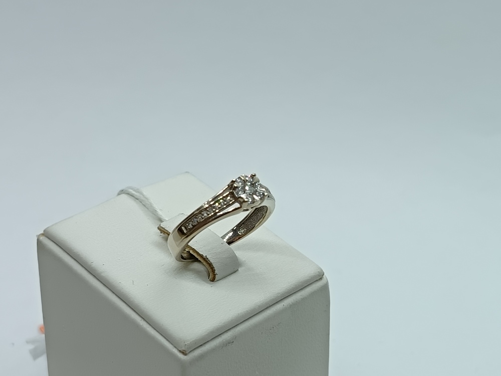 КОЛЬЦО БРИЛЛИАНТ Au 585