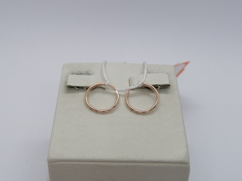 СКОН585 СЕРЬГИ КОНГО (Au 585)