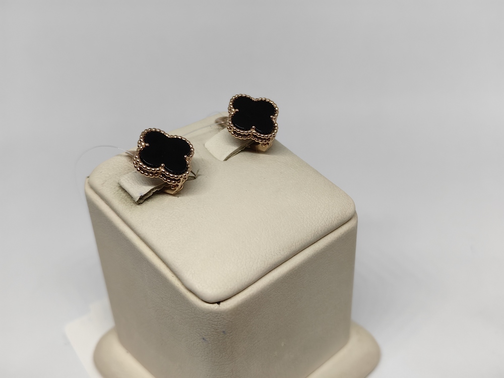 СЕРЬГИ ОНИКС (Au 585)