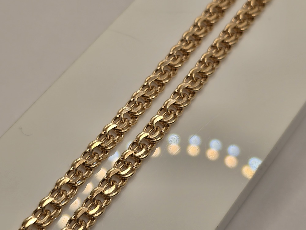 ЦПБС585 ЦЕПЬ ПУСТОТЕЛАЯ Бисмарк (Au 585)