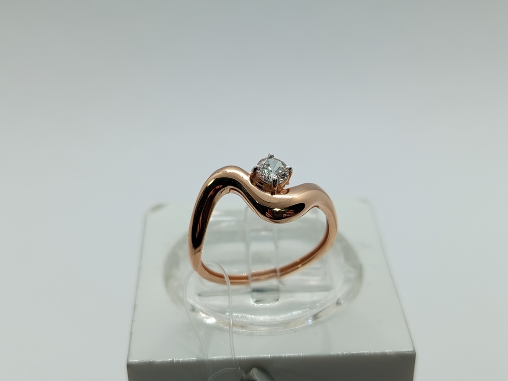 КОЛЬЦО С КАМНЕМ (Au 585)