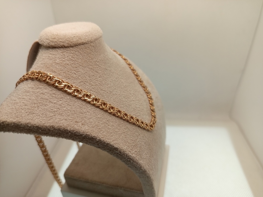 ЦЕПЬ ПОЛНОВЕСНАЯ Бисмарк арабский (Au 585)