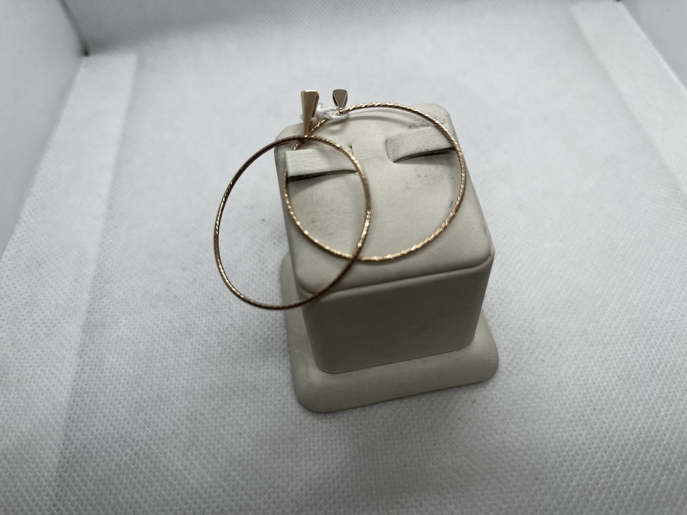 СЕРЬГИ БЕЗ КАМНЯ (Au 585)