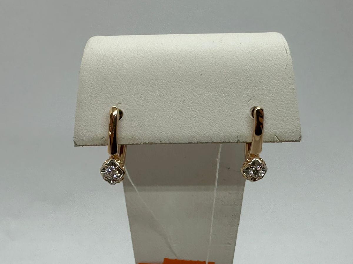 СЕРЬГИ БРИЛЛИАНТ (Au 585)