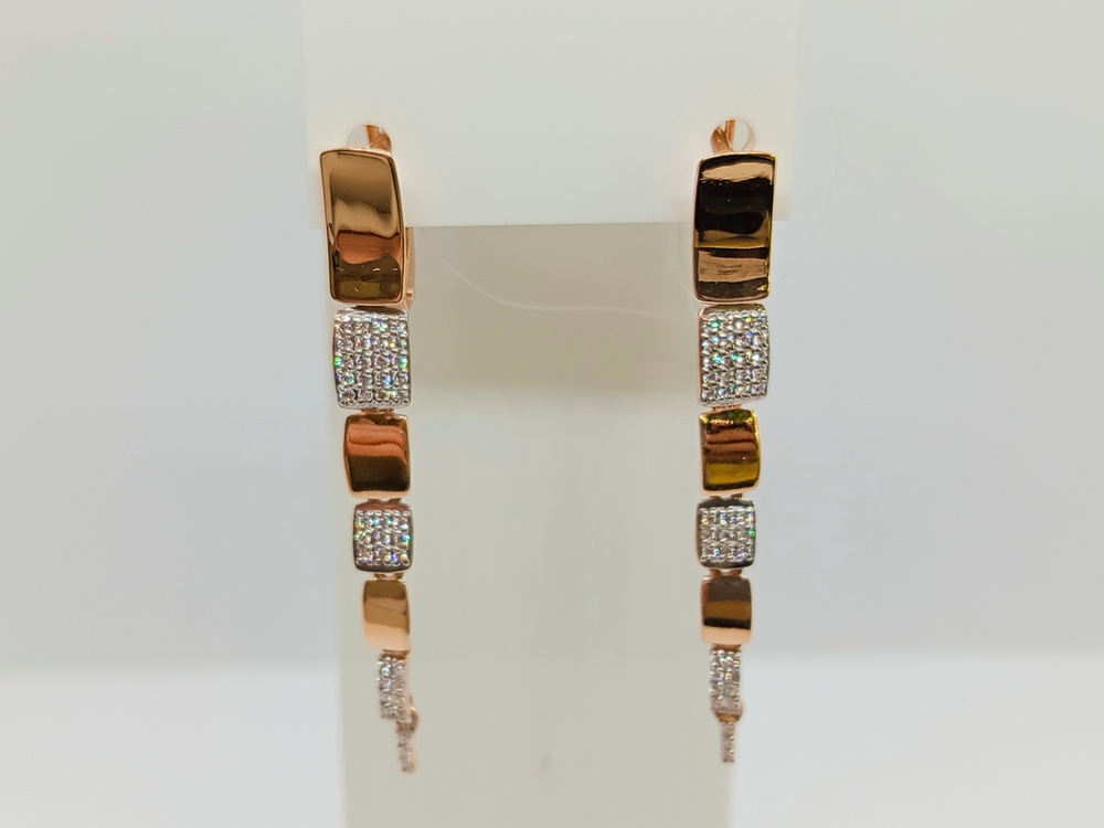 СЕРЬГИ С КАМНЯМИ (Au 585)