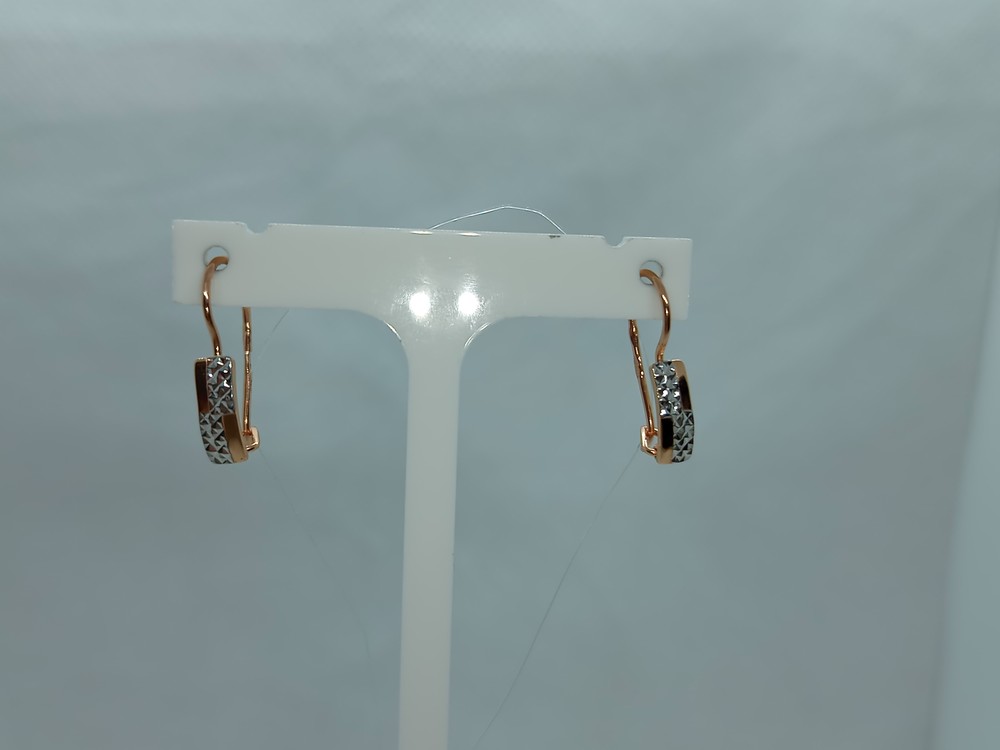 СЕРЬГИ БЕЗ КАМНЯ (Au 585)