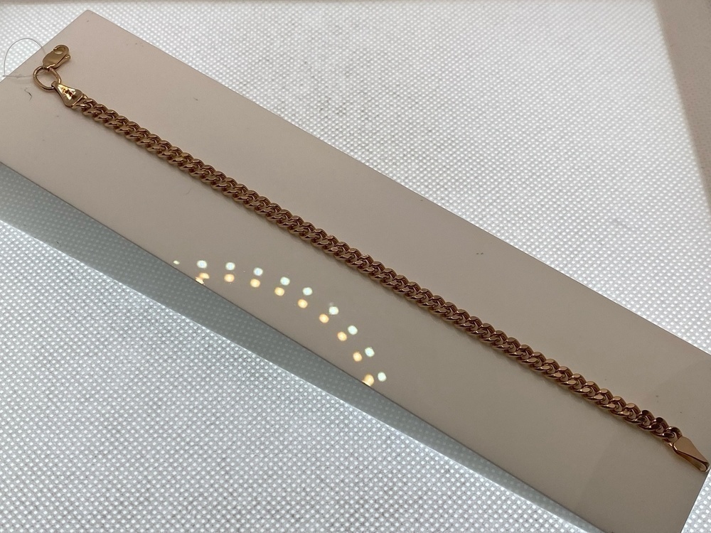 БРАСЛЕТ ПУСТОТЕЛЫЙ Царь (Au 585)