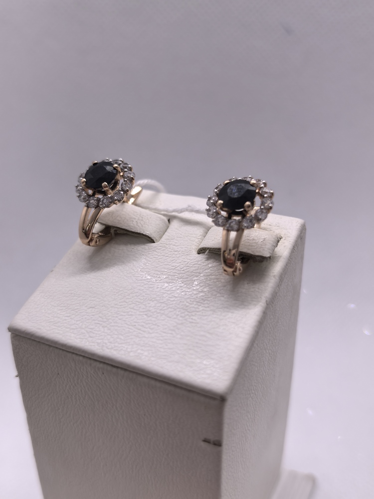 СЕРЬГИ С КАМНЯМИ (Au 585)